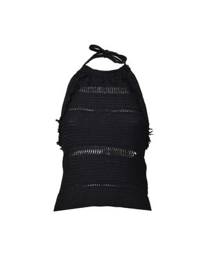 Isabel Marant Macramé Araliane Top - Black
