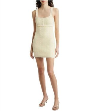 LoveShackFancy Etna Mini Dress - Natural