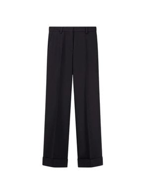 Cellar Door Ima Virgin Wool Palazzo Pants - Blue