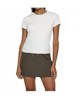 7 Diamonds Zuma Short Sleeve Top - White