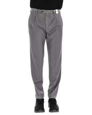 Myths Giove Model Delavé Wool Pants - Gray