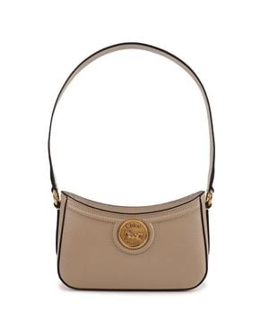 Chloé Grained Shoulder Bag - Brown