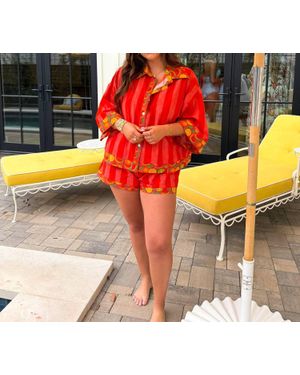 Blakeley Fruit Salad Shorts - Orange