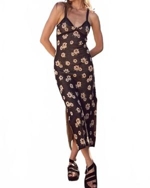 Saltwater Luxe Enrine Midi Dress - Brown
