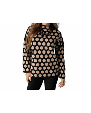 Coco + Carmen Karla Dot Sweater - Black