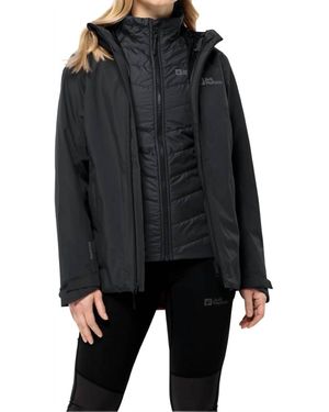 Jack Wolfskin Glaabach 3In1 Jacket - Black