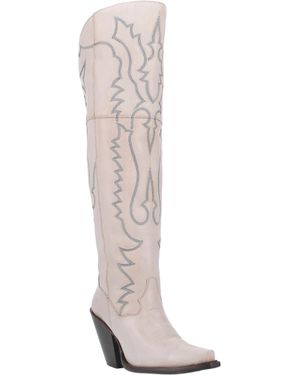 Dan Post Loverly Leather Boot - White