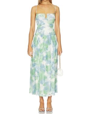 MINKPINK Carrie Mesh Maxi Dress - Green
