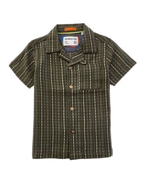 Sovereign Code Evander Button Front T-Shirt - Green