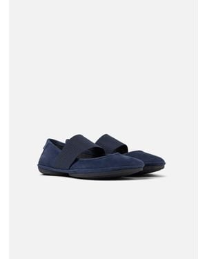 Camper Moccasin/Ballerina Right Nina - Blue