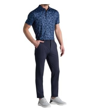 G/FORE Mapped Icon Camo Tech Jersey Polo Shirt - Blue