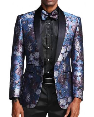 Tazzio Slim Fit Jacket Blazer - Blue