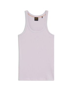 BOSS Racer-Back Tank Top - Purple