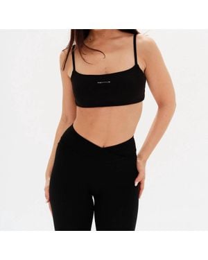 Revyve Active Luna Sleek Lower Back Bra - Black