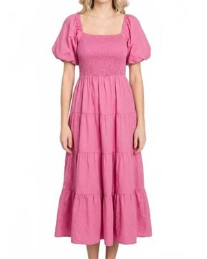 Staccato Marable Dress - Pink
