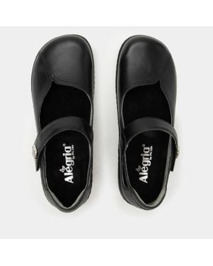 Alegria Onika Leather Mary Jane Shoes - Black