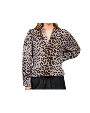 Ivy Jane Savannah Chic Popover Top - Black