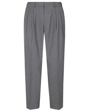 BE ABLE Medium Sato Wool Gabardine Pants - Gray