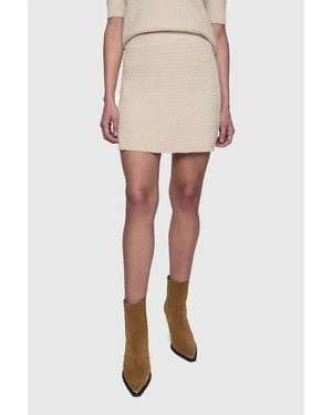 Rebecca Minkoff Alai Mini Skirt - Natural