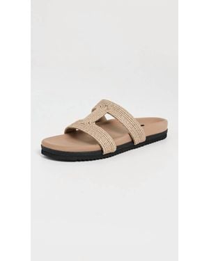 Roam Raffy Cuff Slides - White