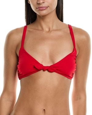 Mara Hoffman Ciara Bikini Top - Red