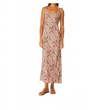 Natalie Martin Dakota Full-Length Slip Dress - Brown