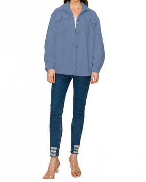 WAY?® Fuzzy Jacket - Blue