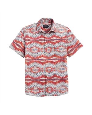 Pendleton Shoreline Short Sleeve Shirt - Red