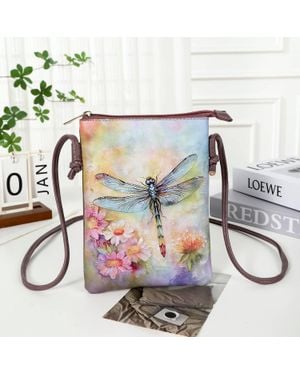 Shine Mark Accessories Mystic Harmony Crossbody Cell Phone Bag - Blue