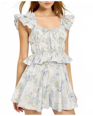 En Saison Scarlet Top - Gray