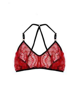 TITOV Mia Lace Bralette - Red