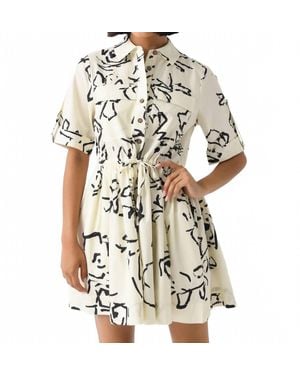 Hunter Bell Peyton Mini Dress - White