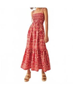 Omika Adley Maxi Dress - Red