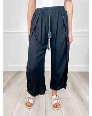 Cozy Co. High-Rise Swim Cover Up Bottom Pants - Blue