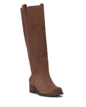 Lucky Brand Hybiscus Riding Boot - Brown