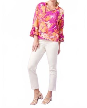 Coco + Carmen Straight Ankle Pant - Pink