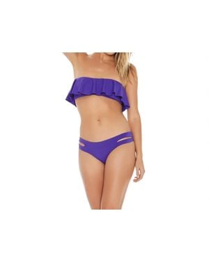 LSPACE Solid Lynn Tube Bikini Top - Black