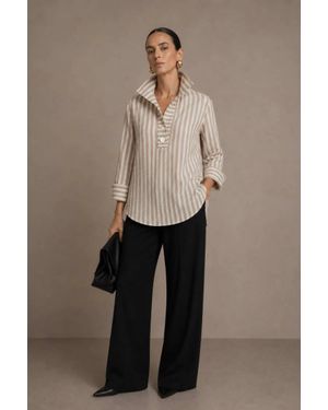 J'Envie/Eli The Heiress Blouse - Natural