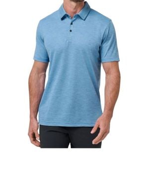 Travis Mathew Base Jump Polo Shirt - Blue