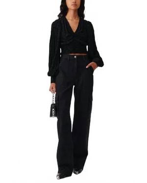 IRO Mait Cargo Baggy Jeans - Black