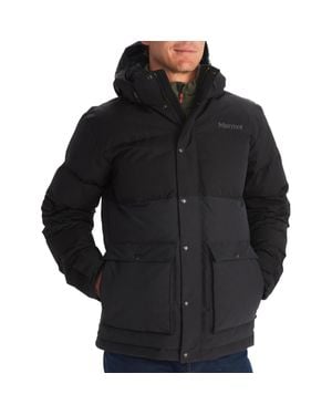 Marmot Insulated Recycled Polyester Parka Coat - Black