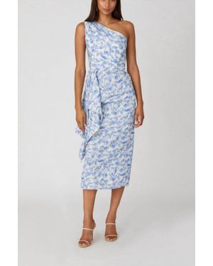 Shoshanna Gramercy Midi Dress - Blue
