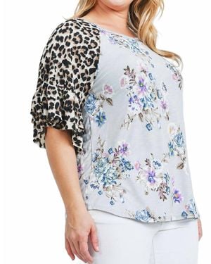 Collective Rack Floral & Leopard - Blue