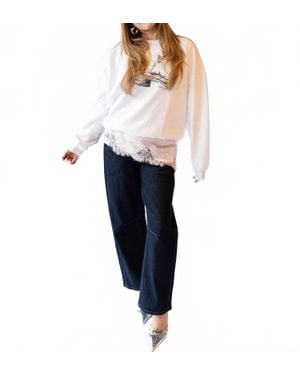 Pistola Beau Seamed Crescent Jeans - Blue