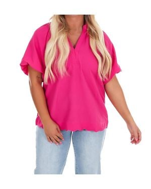 Umgee Easy Daydream Textured Top