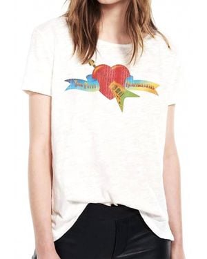 Prince Peter Tom Petty Logo Crop Tee - White