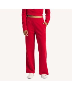Nautica Wide Leg Sweatpant - Red