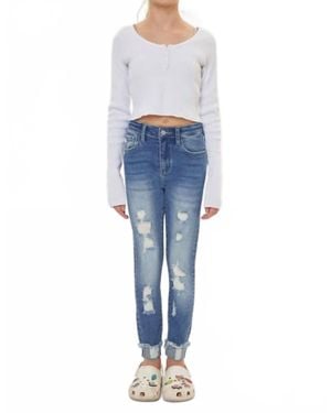 Kancan Samara Skinny Jeans - Blue