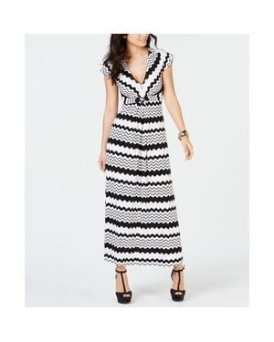 Thalia Sodi Printed Maxi Dress/ Size Extra Large - White