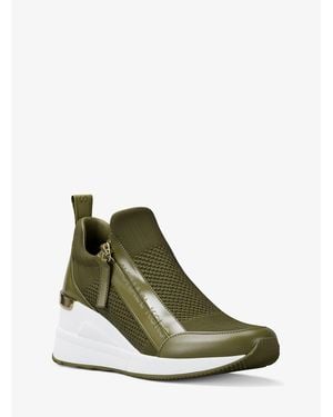 Michael Kors Willis Wedge Sneaker - Green